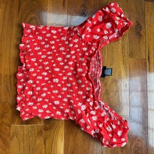 Rue21 Red Floral Top